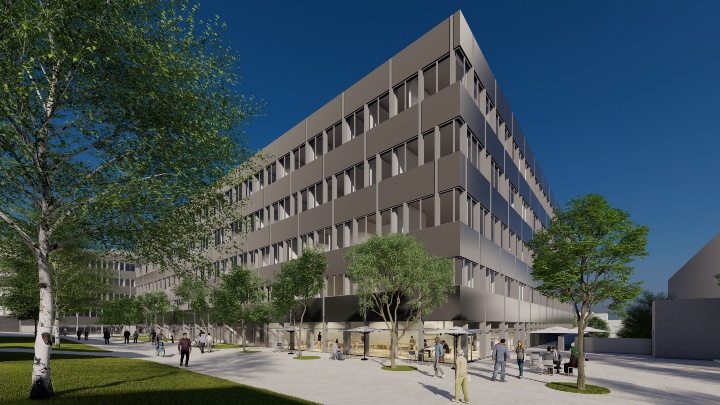 Zentralgebäude (Rendering)